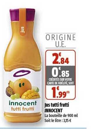 jus tutti frutti innocent
