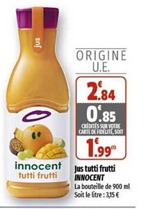 jus tutti frutti innocent