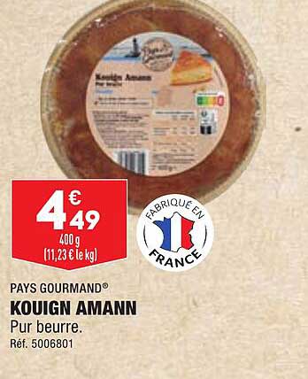 kouign amann pays gourmand