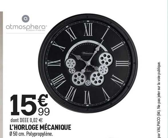 l'horloge mécanique