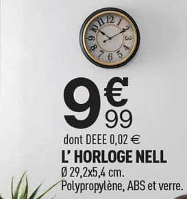 l'horloge nell