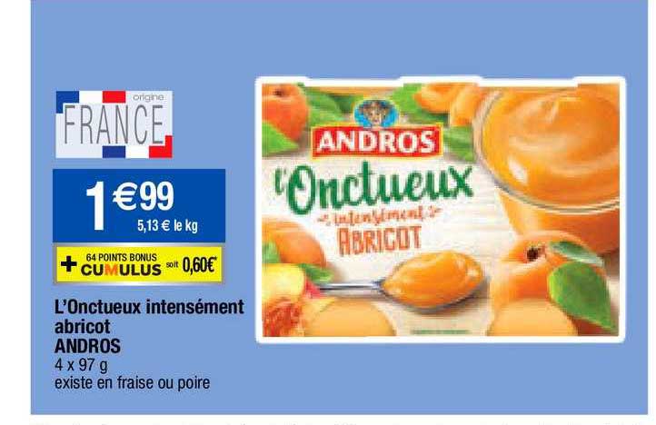 L'onctueux Intensément Abricot Andro