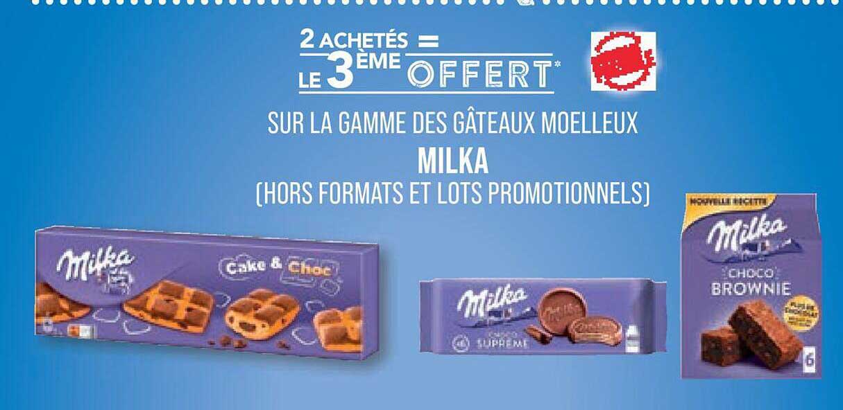 La Gamme Des Gâteaux Moelleux Milka