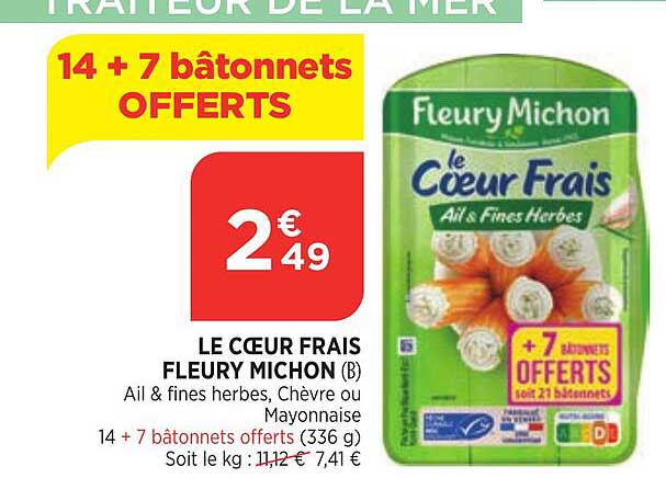 Le Cœur Frai Fleury Michon
