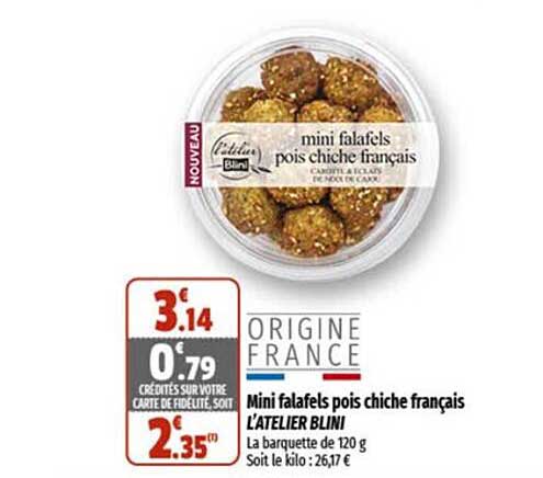 mini falafels pois chiche français l'atelier blini