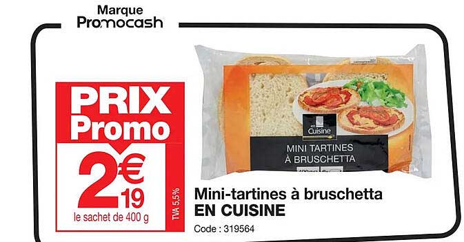 Mini-tartines à Bruschetta En Cuisine