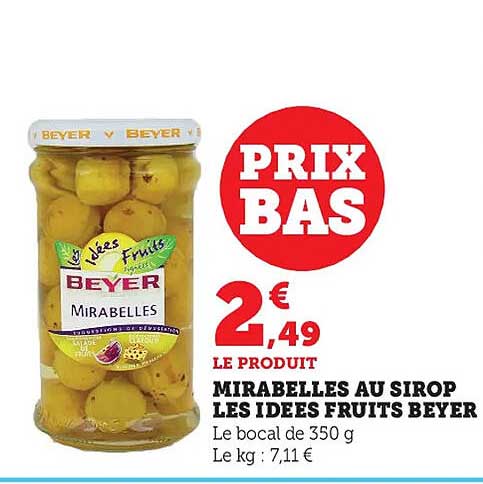 mirabelles au sirop les idées fruits beyer