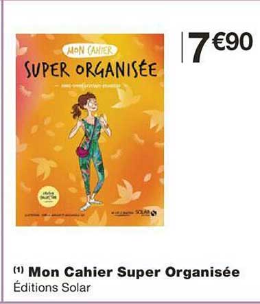 mon cahier super organisée