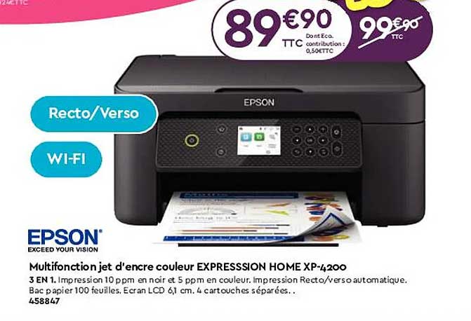 multifonction jet d'encre couleur expression home xp-4200 epson