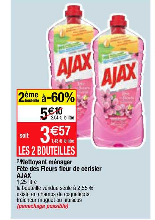 Nettoyant Ménager Fête Des Fleurs De Cerisier Ajax