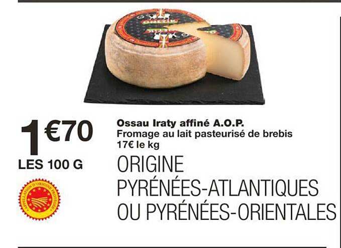 ossau iraty affiné a.o.p.