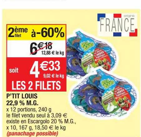 p'tit louis 22,9% m.g.