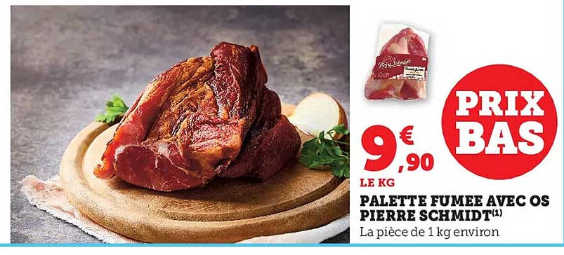 palette fumée avec os pierre schmidt