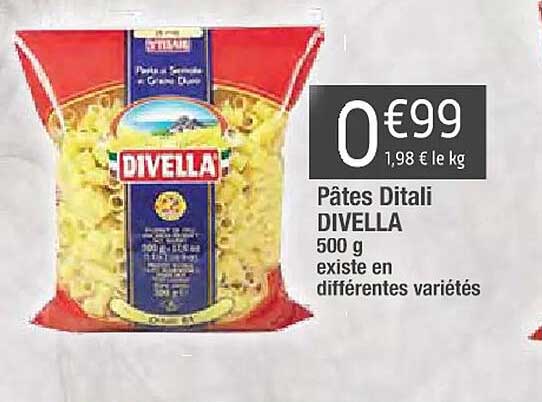 pâtes ditali divella
