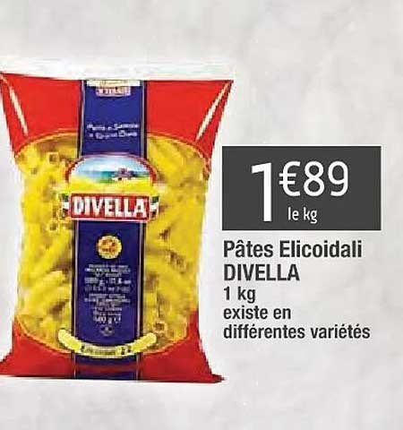 pâtes elicoidali divella