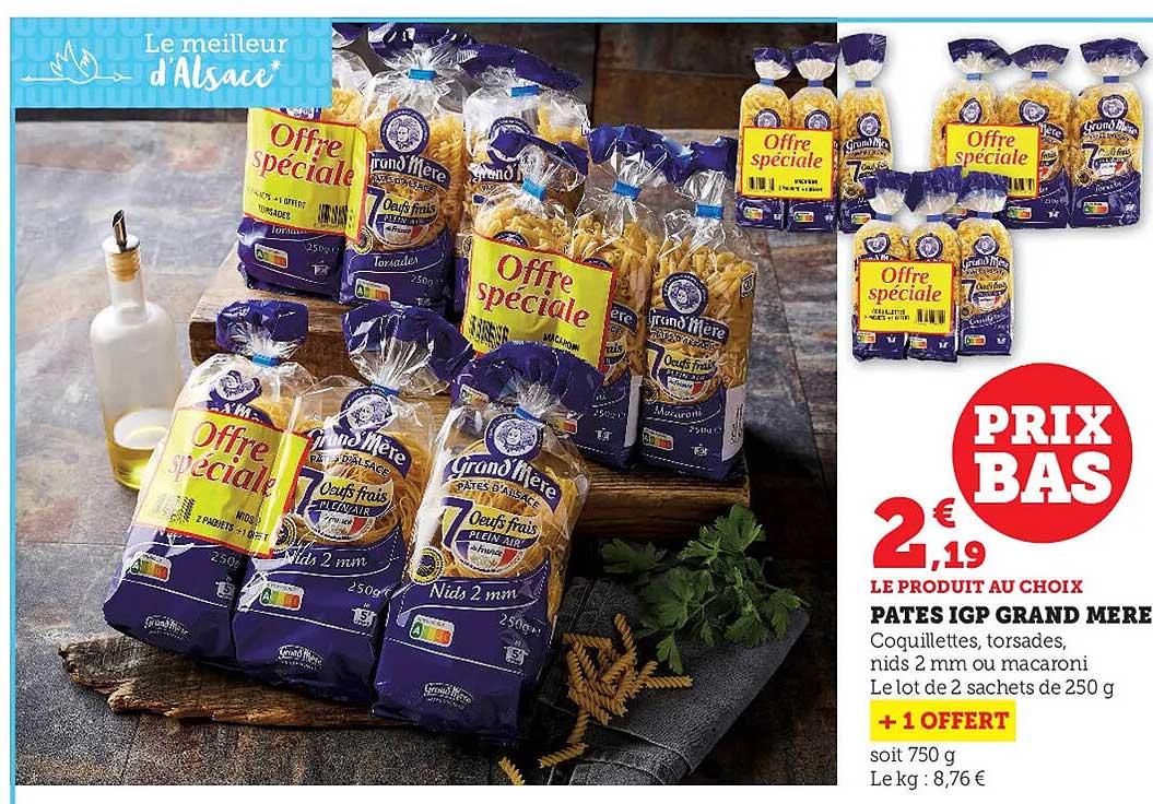 pâtes igp grand mère