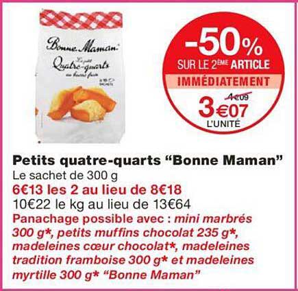 petits quatre-quarts "bonne maman"