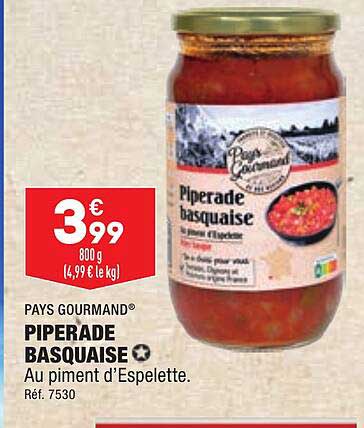 Piperade Basquaise Pays Gourmand