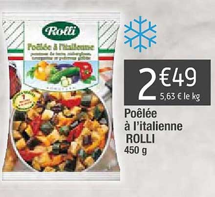 poêlée à l'italienne rolli