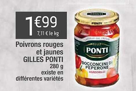 poivrons rouges et jaunes gilles ponti