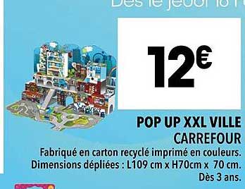 pop up xxl ville carrefour