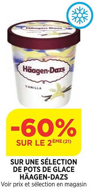 pots de glace häagen-dazs