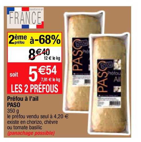 Préfou à L'ail Paso