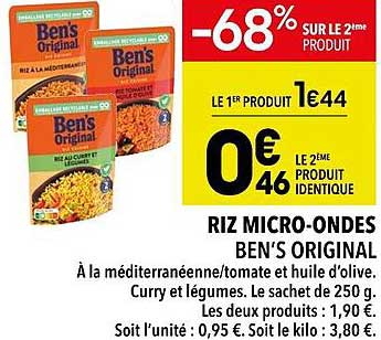 riz micro-ondes ben's original