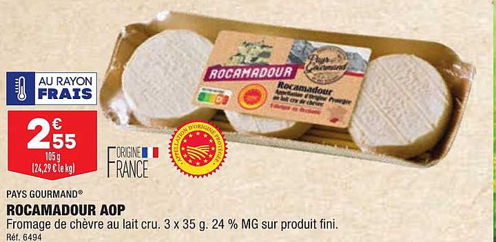 Rocamadour Aop Pays Gourmand