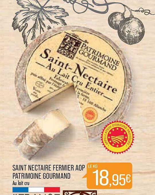 saint nectaire fermier aop patrimoine gourmand