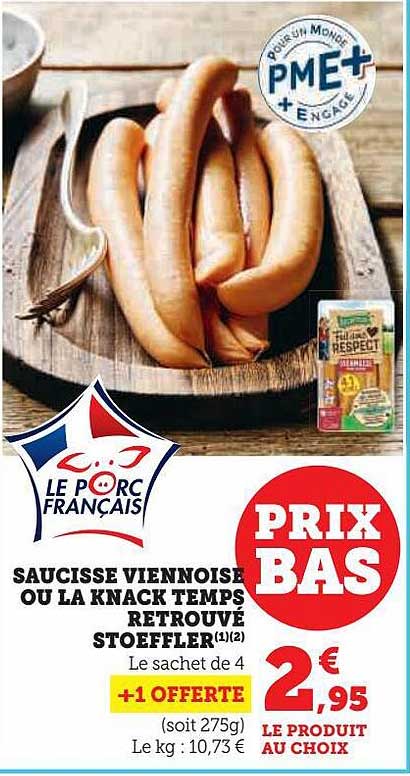 saucisse viennoise ou la knack temps retrouvé stoeffler