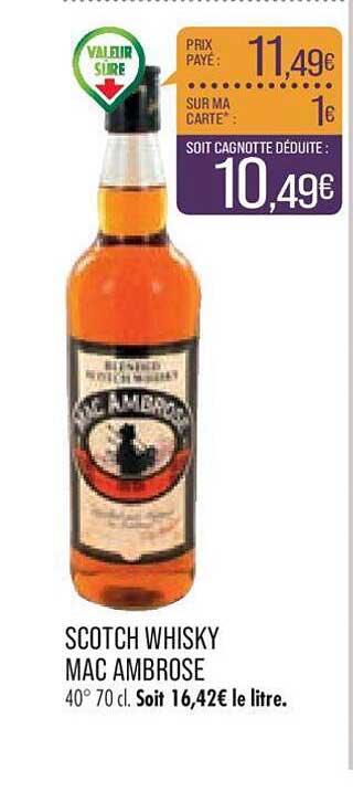 scotch whisky mac ambrose