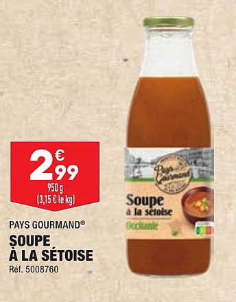 soupe à la sétoise pays gourmand