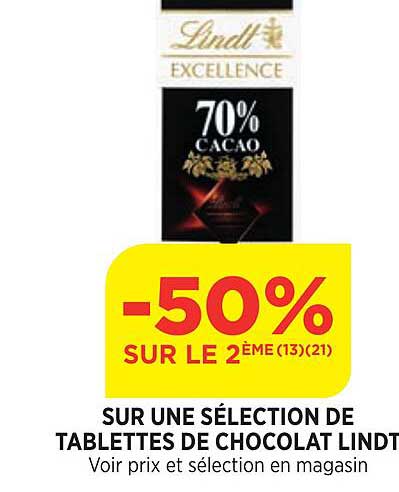 Tablettes De Chocolat Lindt