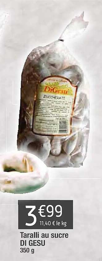Taralli Au Sucre Di Gesu