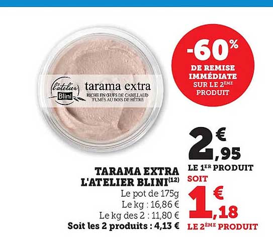 tarama extra l'atelier blini