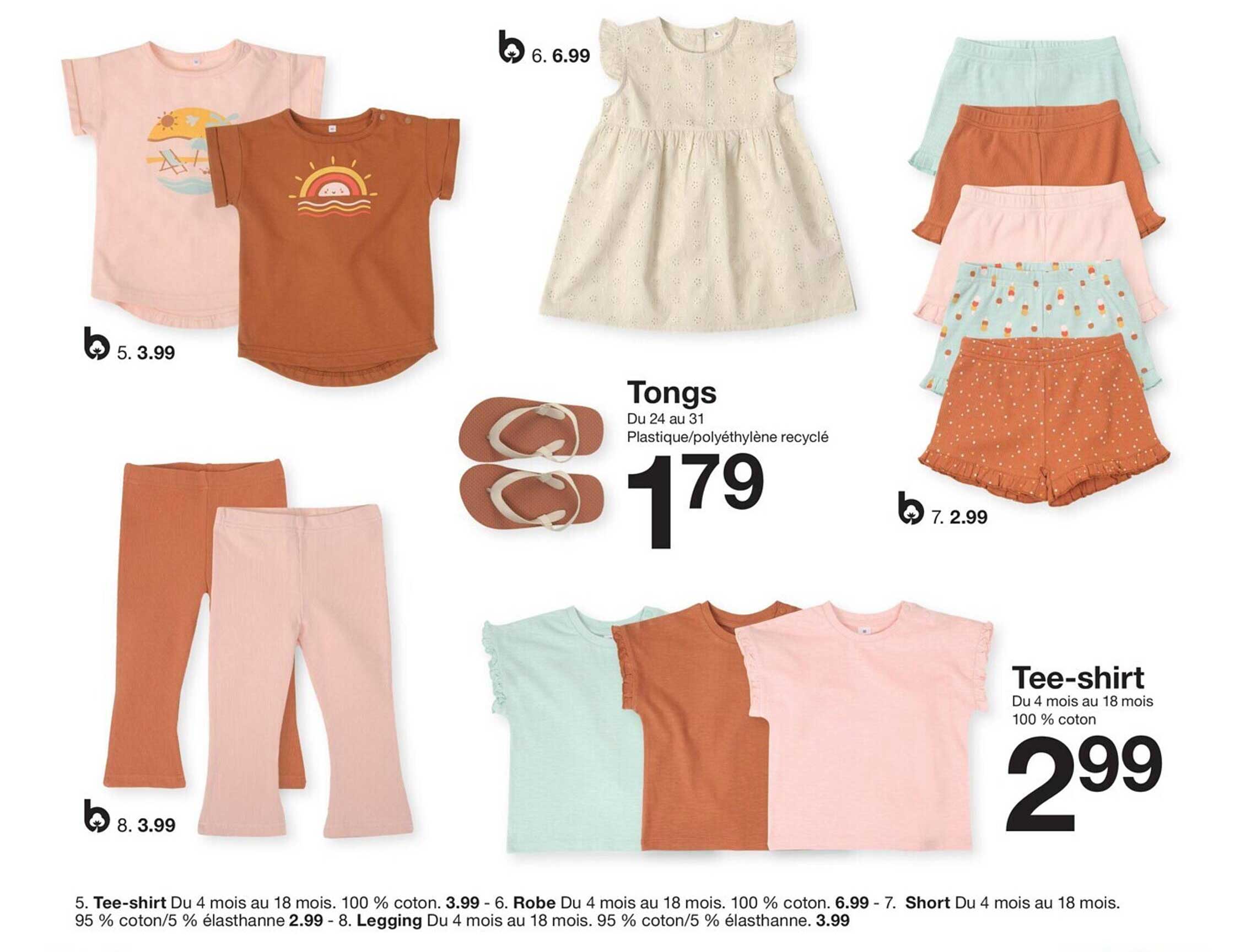 tee-shirt, robe, short, legging