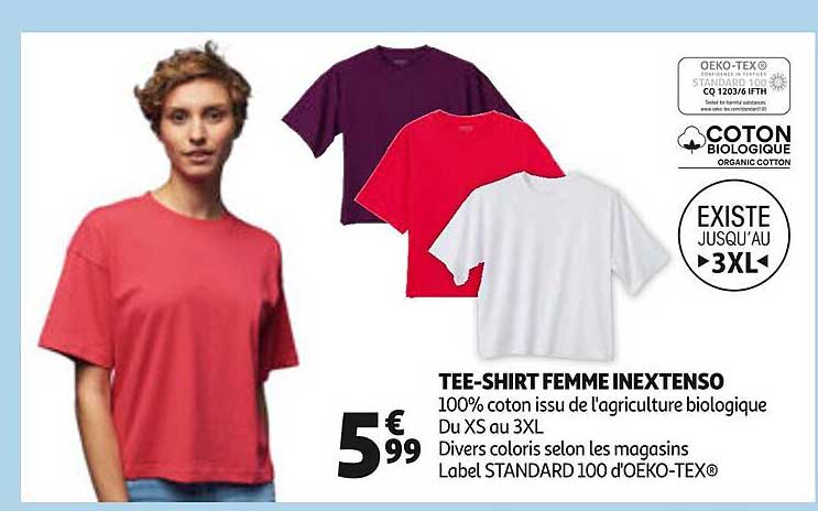 Tee-shirt Femme Inextenso