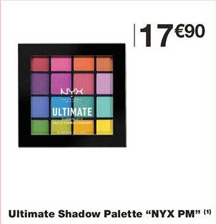 ultimate shadow palette "nyx pm"