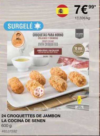 24 croquettes de jambon la cocina de senen