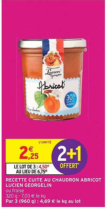 recette cuite au chaudron abricot lucien georgelin