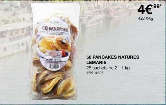 50 pancakes natures lemarié