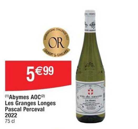 abymes aoc les granges longes pascal perceval 2022
