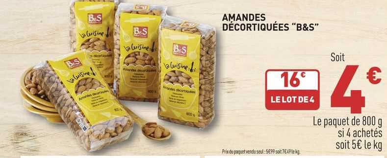 Amandes Décortiquées "b&s"