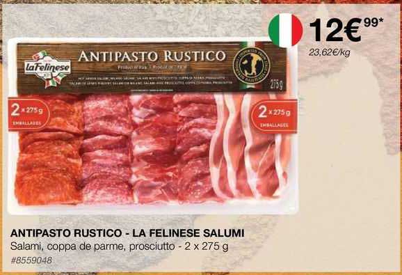 Antipasto Rustico - La Felinese Salumi