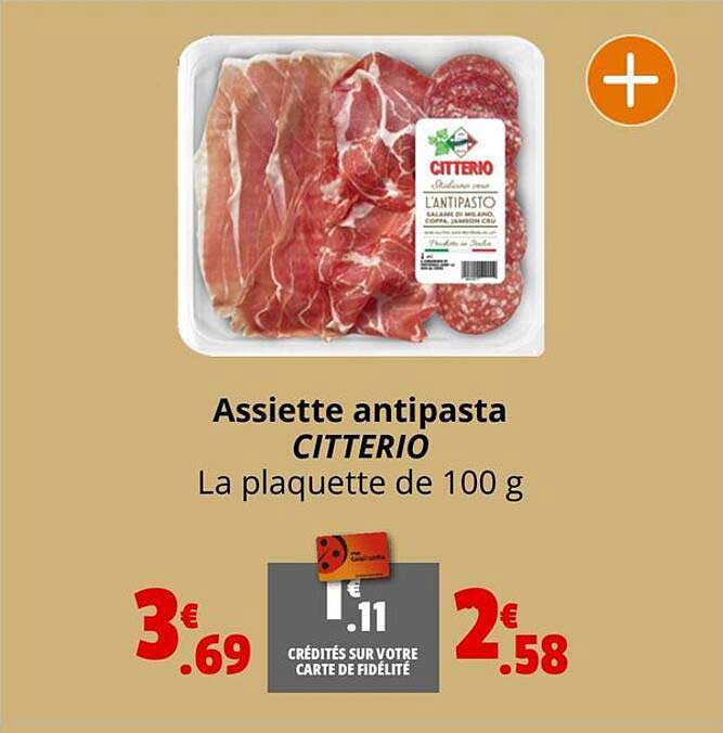 Assiette Antipasta Citterio