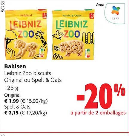bahlsen leibniz zoo biscuits original ou spelt & oats