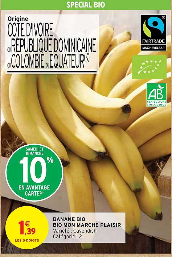 banane bio bio mon marche plaisir