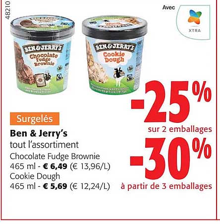 ben & jerry's tout l'assortiment
