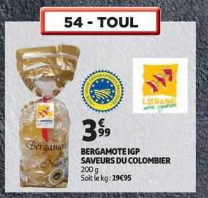 bergamote igp saveurs du colombier